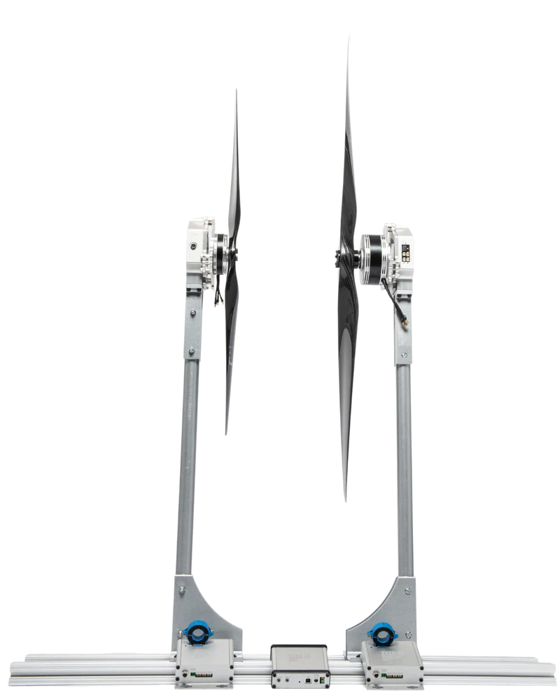 Front-to-front dual motors