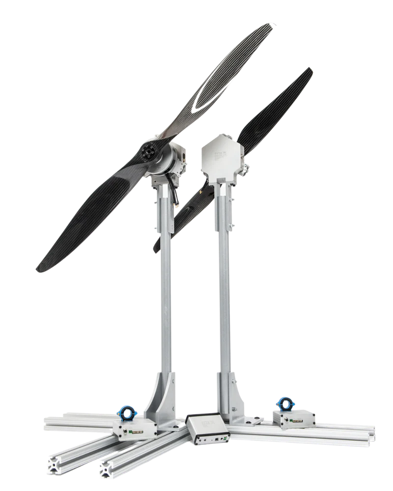 Offset dual motors